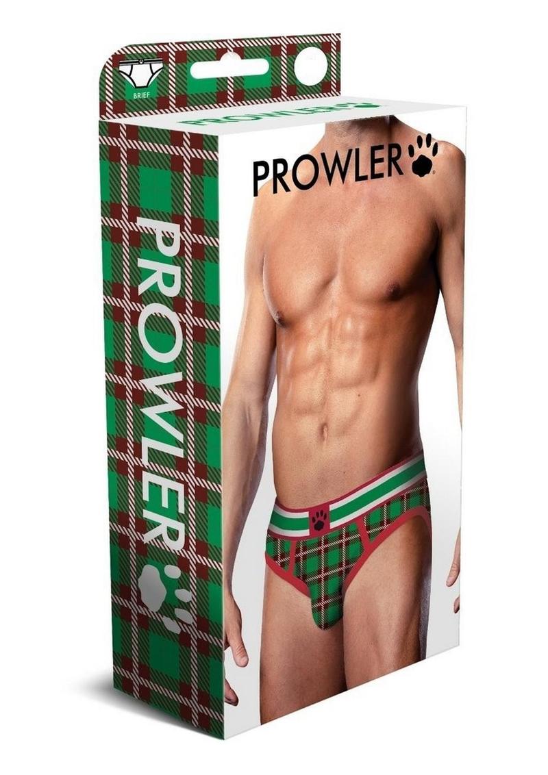 Load image into Gallery viewer, Prowler Tartan 2 Brief Md Grn/Red Fw23 - Green/Red - Medium

