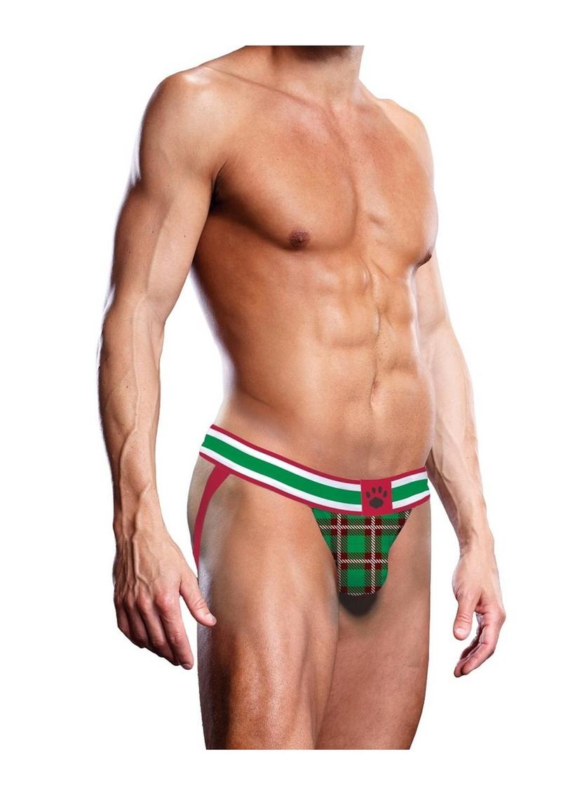 Load image into Gallery viewer, Prowler Tartan 2 Jock Lg Grn/Red Fw23 - Green/Red - Large
