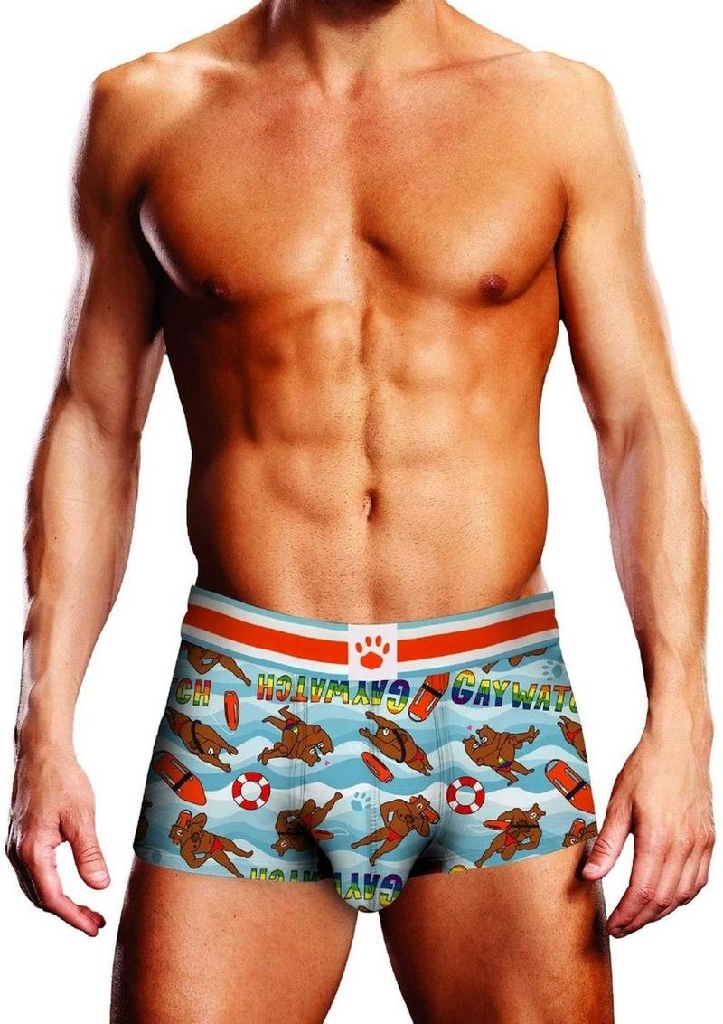 Load image into Gallery viewer, Prowler Gaywatch Bears Trunk - Blue/Orange - Large
