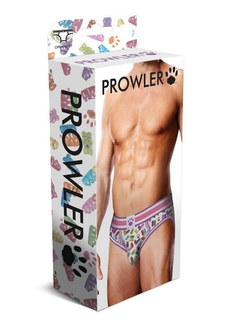 Load image into Gallery viewer, Prowler Gummy Bears Open Brief - Multicolor/White - Small
