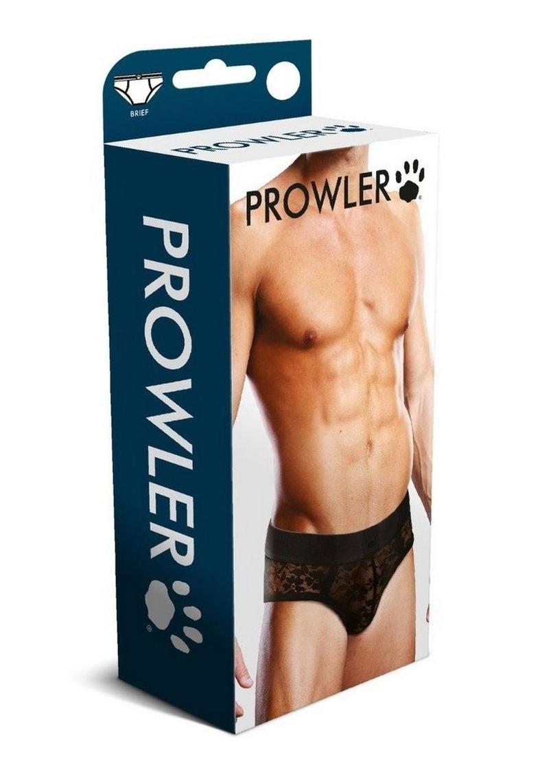 Load image into Gallery viewer, Prowler Lace Brief - Black - Small
