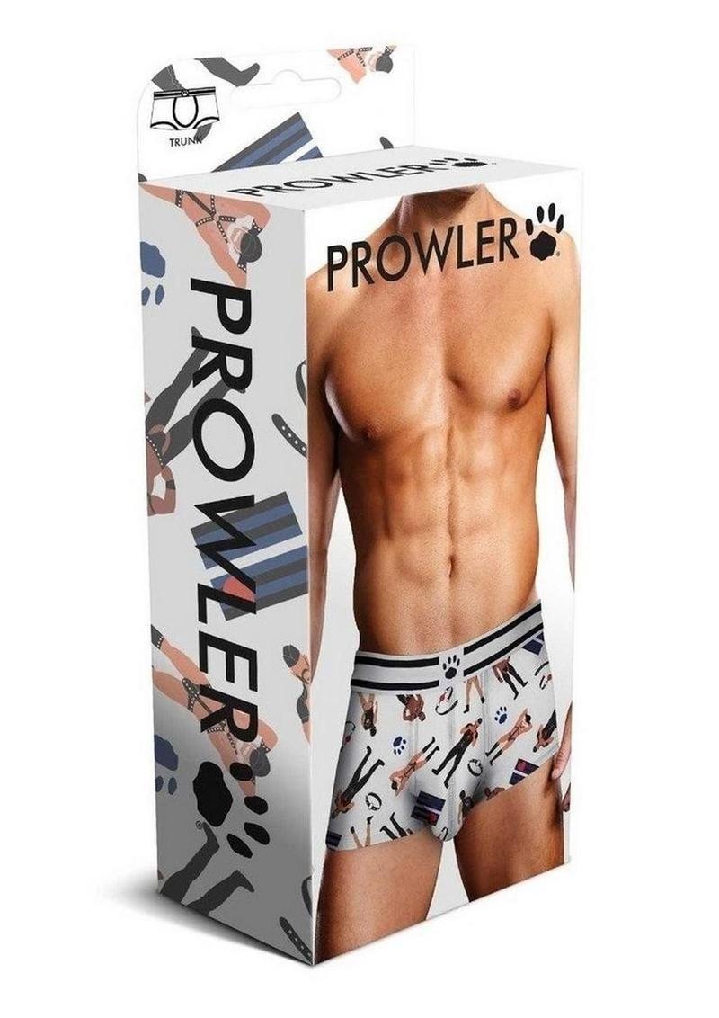 Load image into Gallery viewer, Prowler Leather Pride Trunk - Black/White - Large
