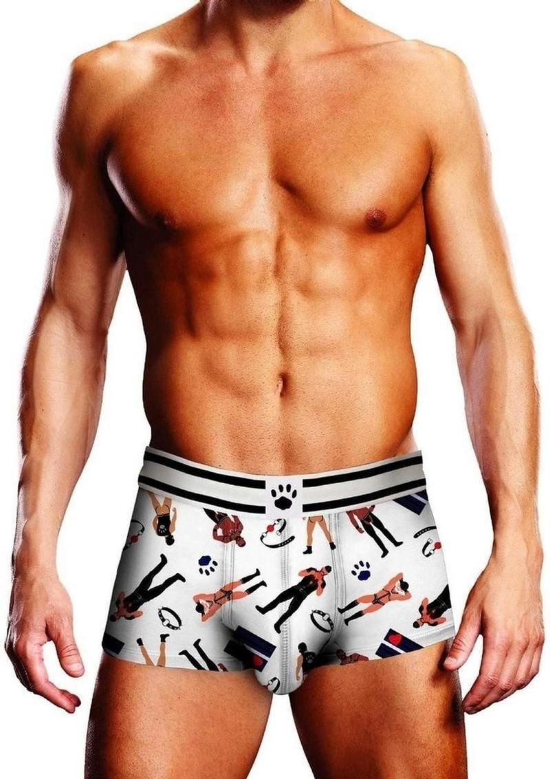 Load image into Gallery viewer, Prowler Leather Pride Trunk - Black/White - Large
