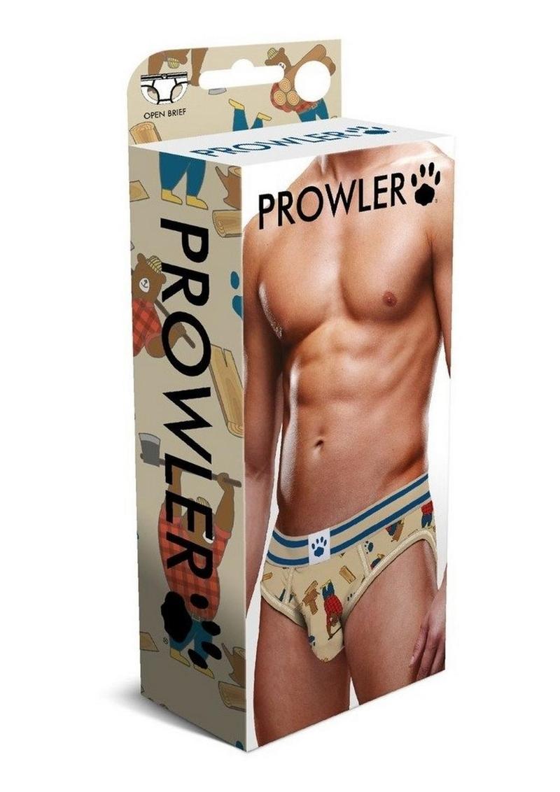 Load image into Gallery viewer, Prowler Lumberbear Open Brief - Blue/Brown - XSmall
