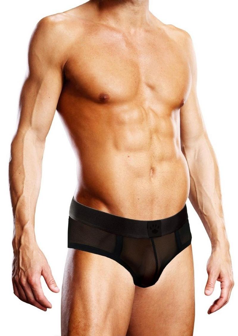 Load image into Gallery viewer, Prowler Mesh Brief - Black - Large
