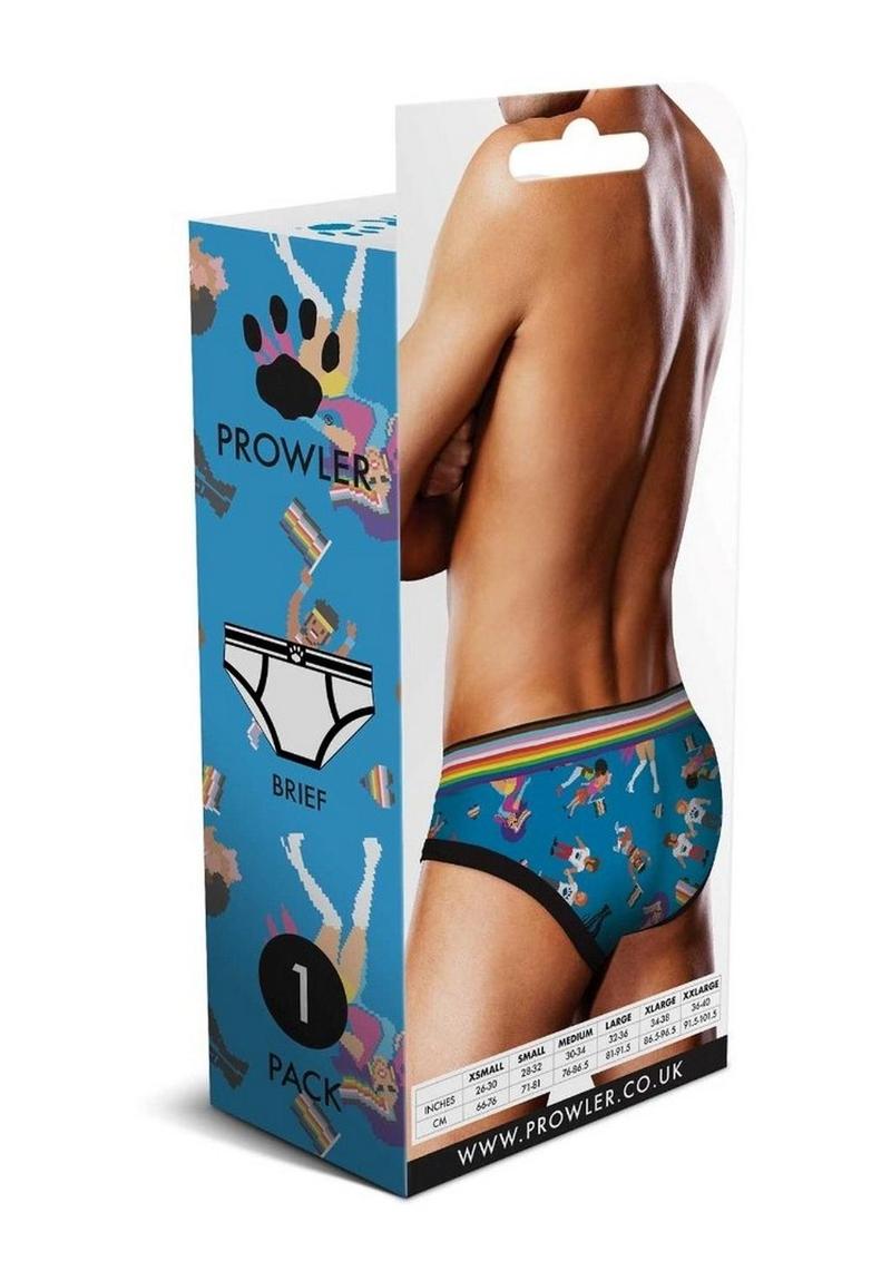 Load image into Gallery viewer, Prowler Pixel Art Gay Pride Collection Brief
