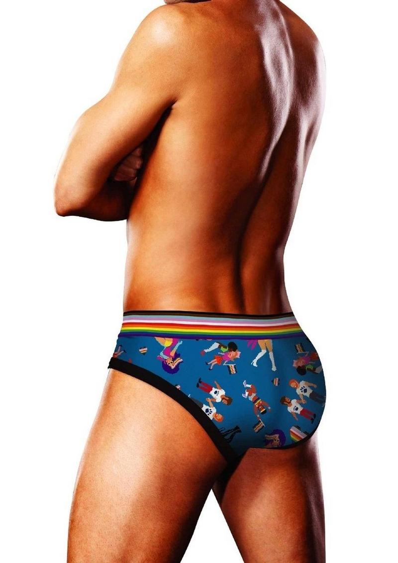 Load image into Gallery viewer, Prowler Pixel Art Gay Pride Collection Brief
