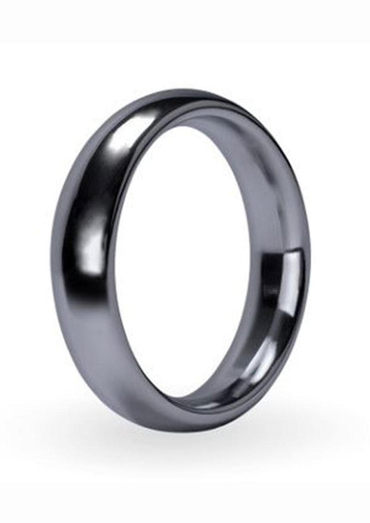 Prowler Red Aluminum Cock Ring - Metal/Silver - 50mm