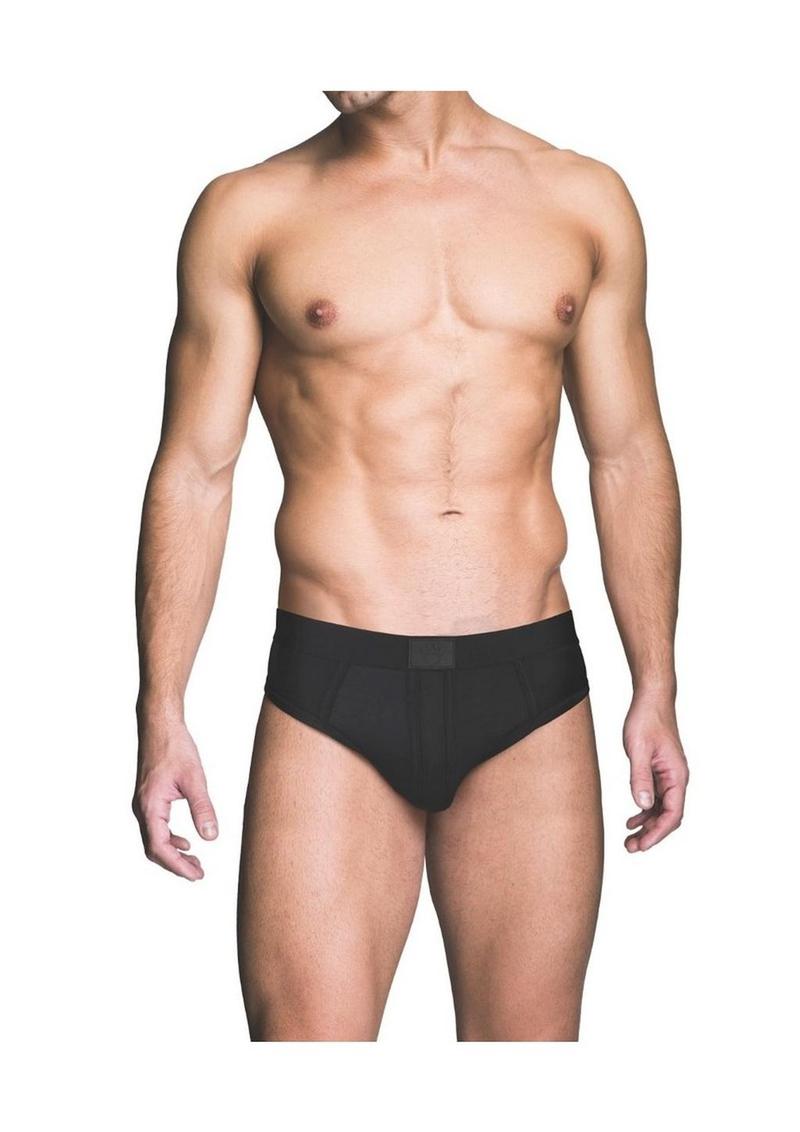 Load image into Gallery viewer, Prowler Red Ass-Less Brief - Black - Small
