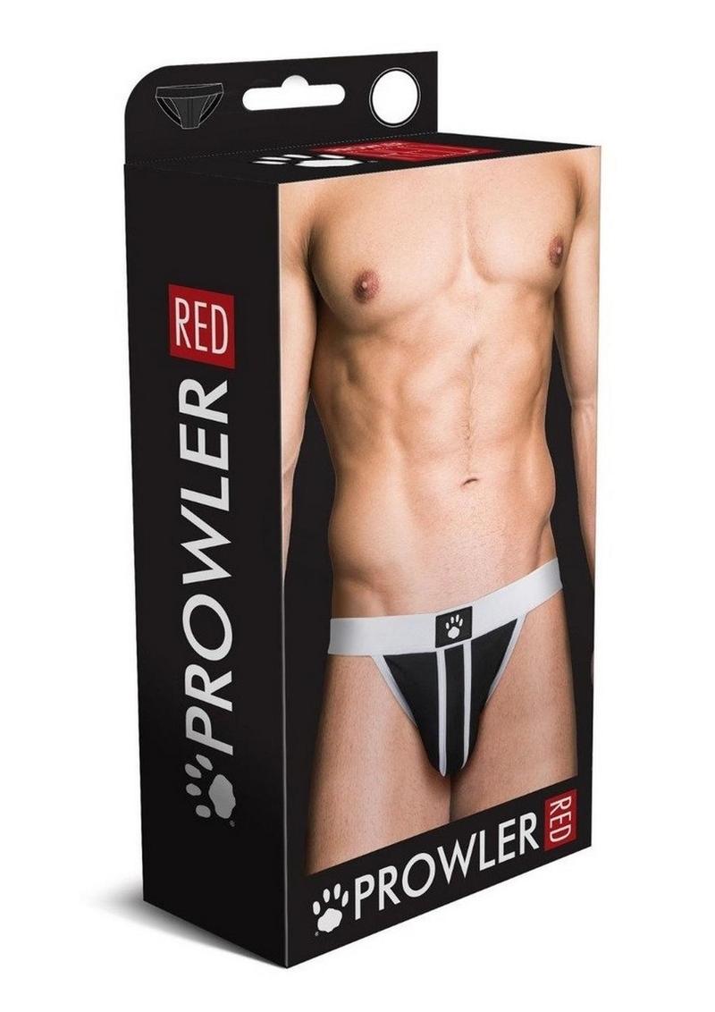 Load image into Gallery viewer, Prowler Red Ass-Less Jock - Black/White - Large
