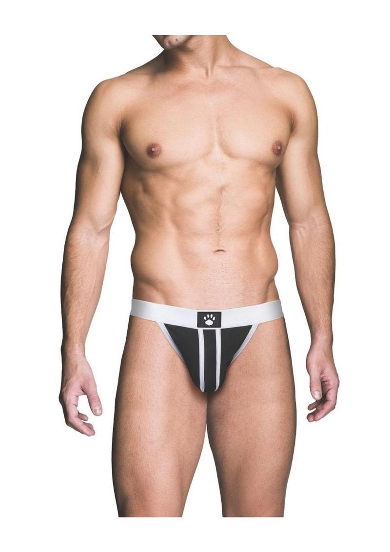 Load image into Gallery viewer, Prowler Red Ass-Less Jock - Black/White - Small
