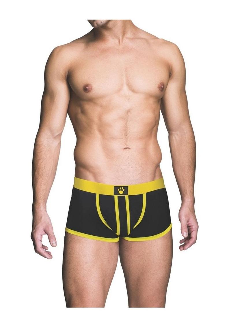 Load image into Gallery viewer, Prowler Red Ass-Less Trunk - Black/Yellow - Small
