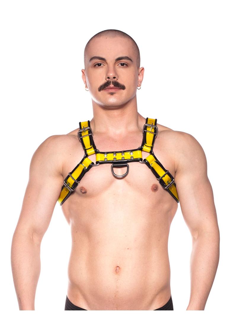 Load image into Gallery viewer, Prowler Red Bull Harness - Black/Yellow - Small
