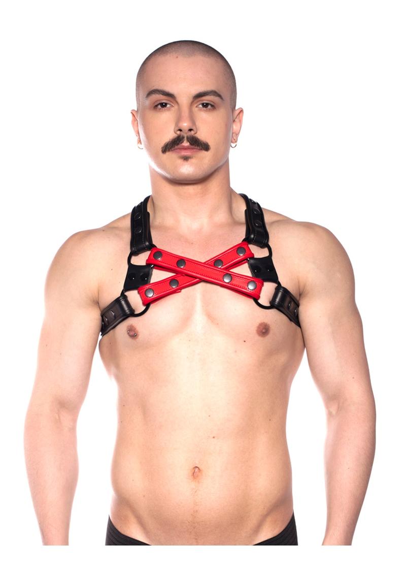 Load image into Gallery viewer, Prowler Red Cross Harness - Black/Red - Large/XLarge
