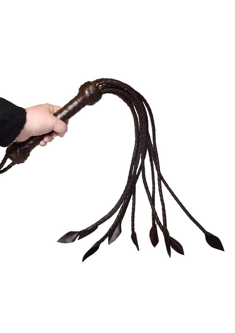 Load image into Gallery viewer, Prowler Red Leather Flogger
