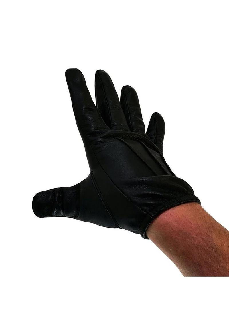 Load image into Gallery viewer, Prowler Red Leather Gloves - Black - XLarge
