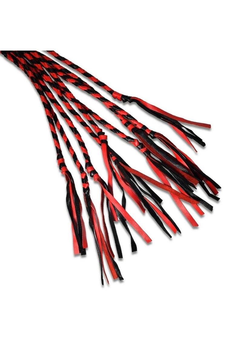 Load image into Gallery viewer, Prowler Red Long Handle Flogger - Black/Red
