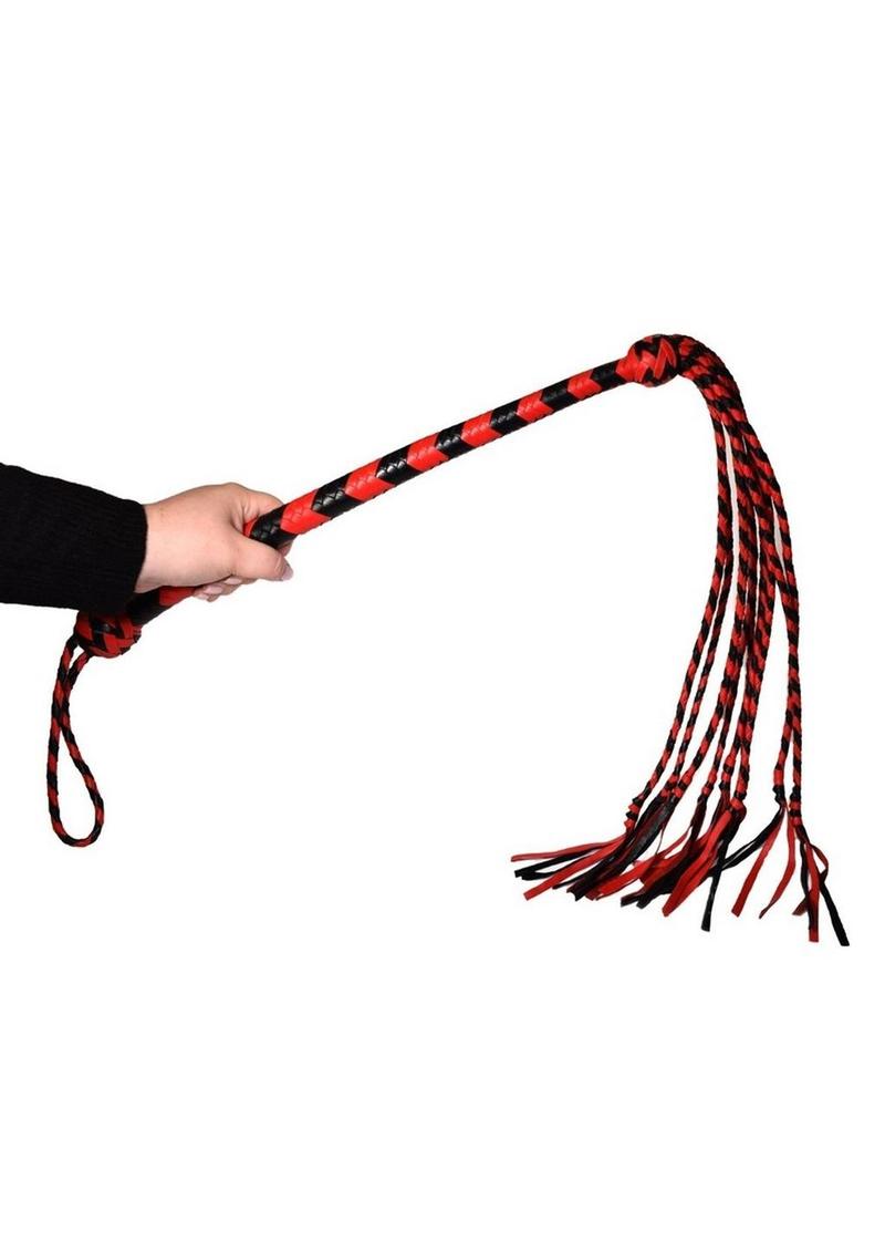 Load image into Gallery viewer, Prowler Red Long Handle Flogger
