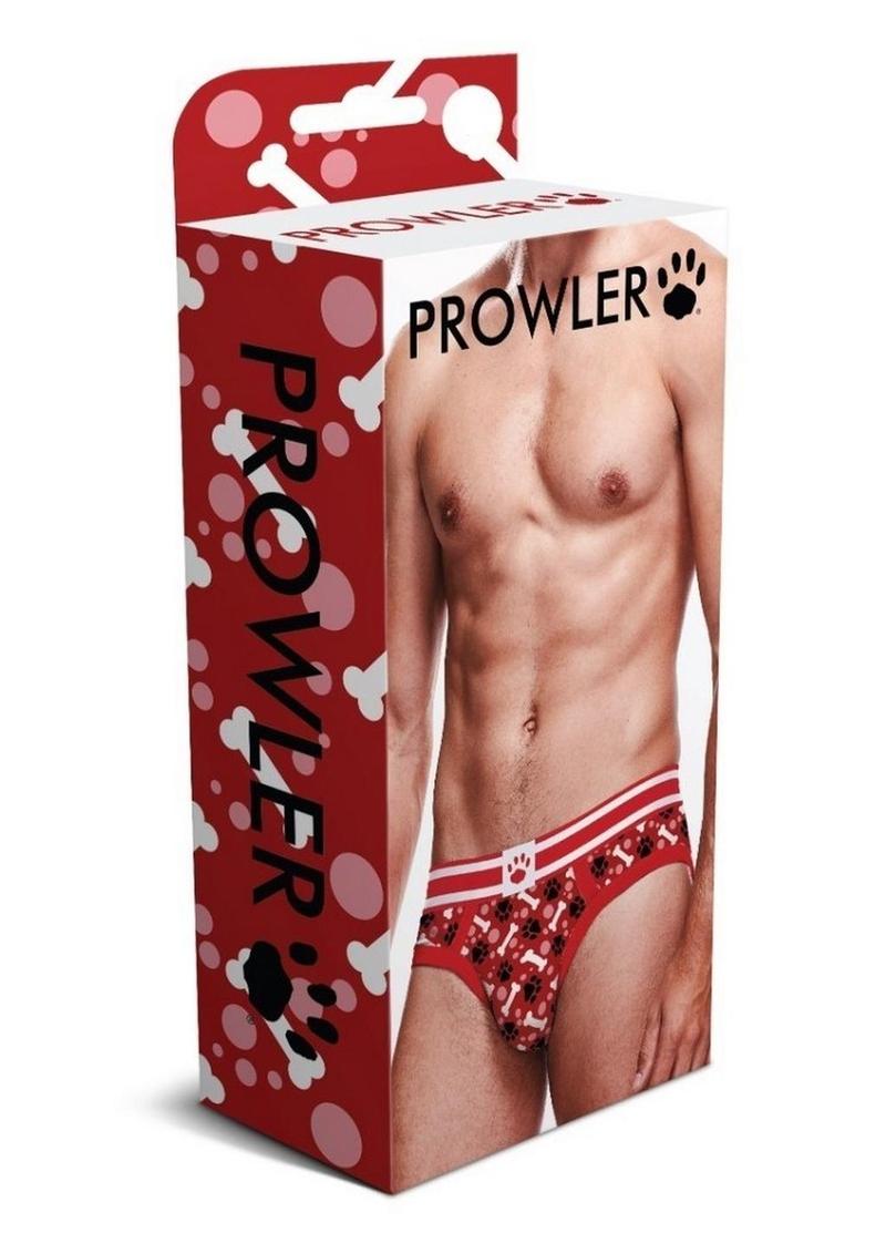 Load image into Gallery viewer, Prowler Red Paw Brief - Red/White - Small
