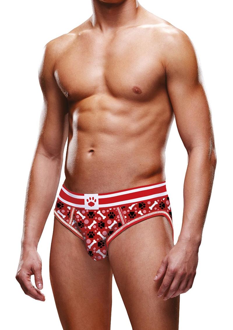 Load image into Gallery viewer, Prowler Red Paw Open Brief - Red - Large
