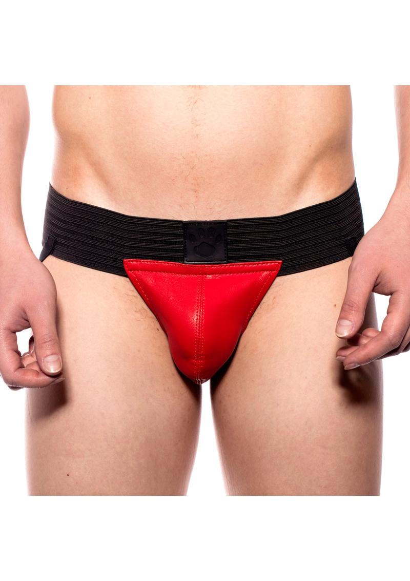 Load image into Gallery viewer, Prowler Red Pouch Jock - Black/Red - Large
