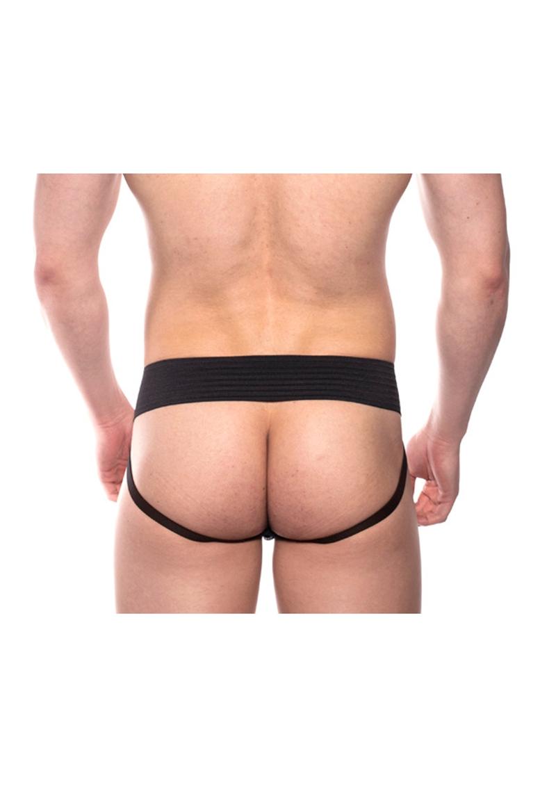 Load image into Gallery viewer, Prowler Red Pouch Jock - Black - Medium
