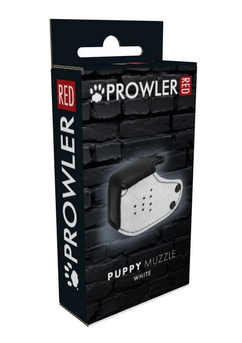 Load image into Gallery viewer, Prowler Red Puppy Muzzle - Black/White
