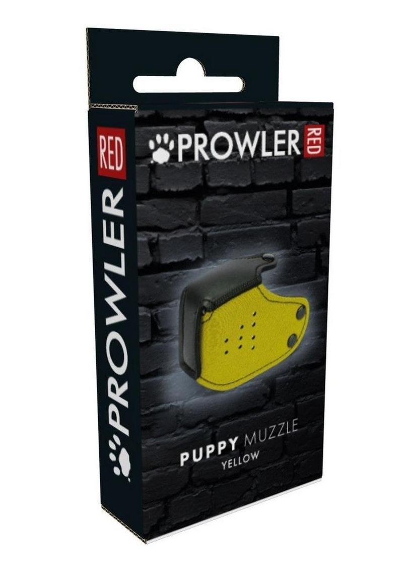 Load image into Gallery viewer, Prowler Red Puppy Muzzle - Black/Yellow
