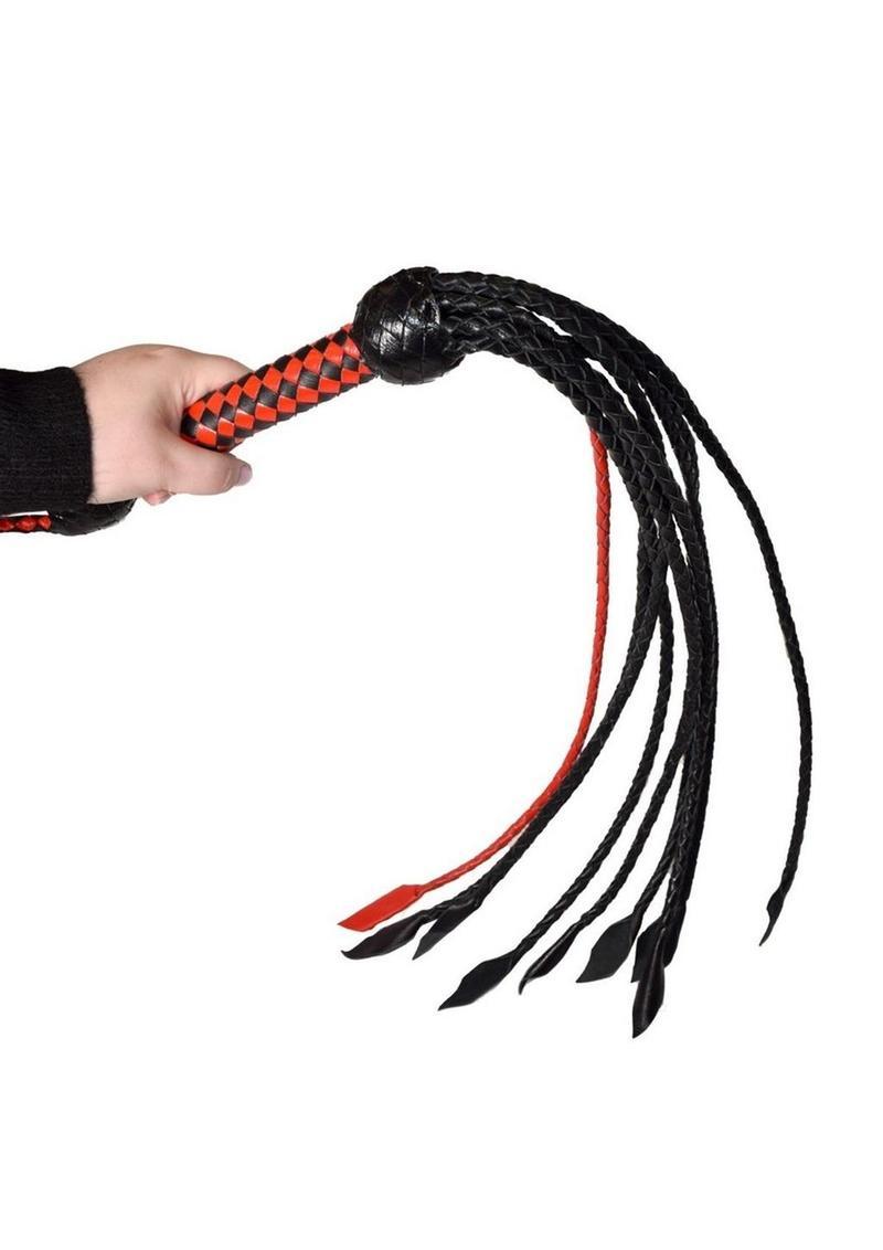 Load image into Gallery viewer, Prowler Red Short Handle Flogger
