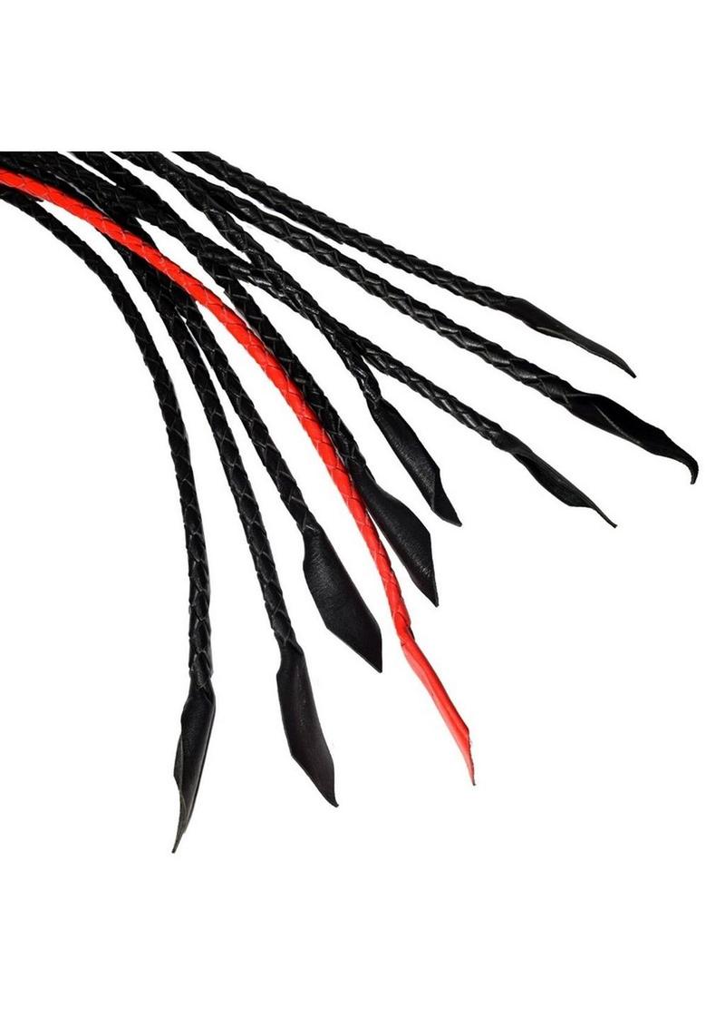 Load image into Gallery viewer, Prowler Red Short Handle Flogger
