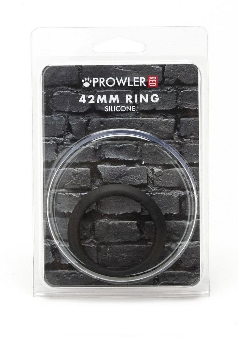 Load image into Gallery viewer, Prowler Red Silicone 42mm Cock Ring - Black
