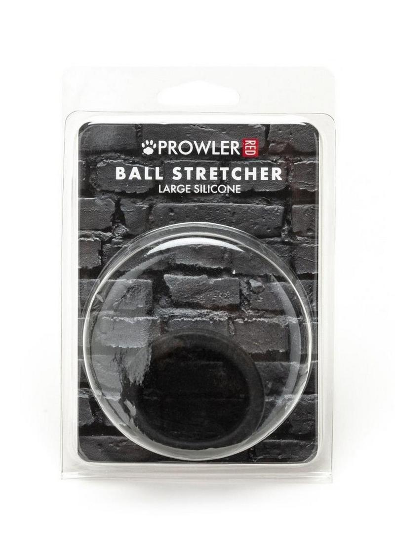 Load image into Gallery viewer, Prowler Red Silicone Ball Stretcher - Black - Large
