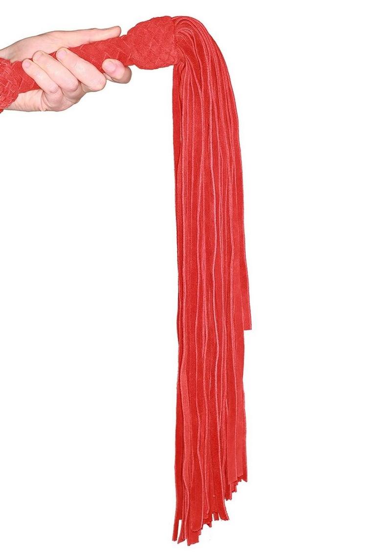 Load image into Gallery viewer, Prowler Red Suede Flogger
