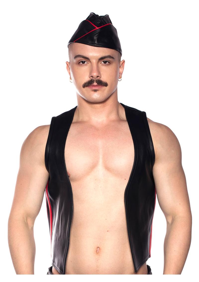 Load image into Gallery viewer, Prowler Red Waistcoat Stripe - Black/Red - Medium
