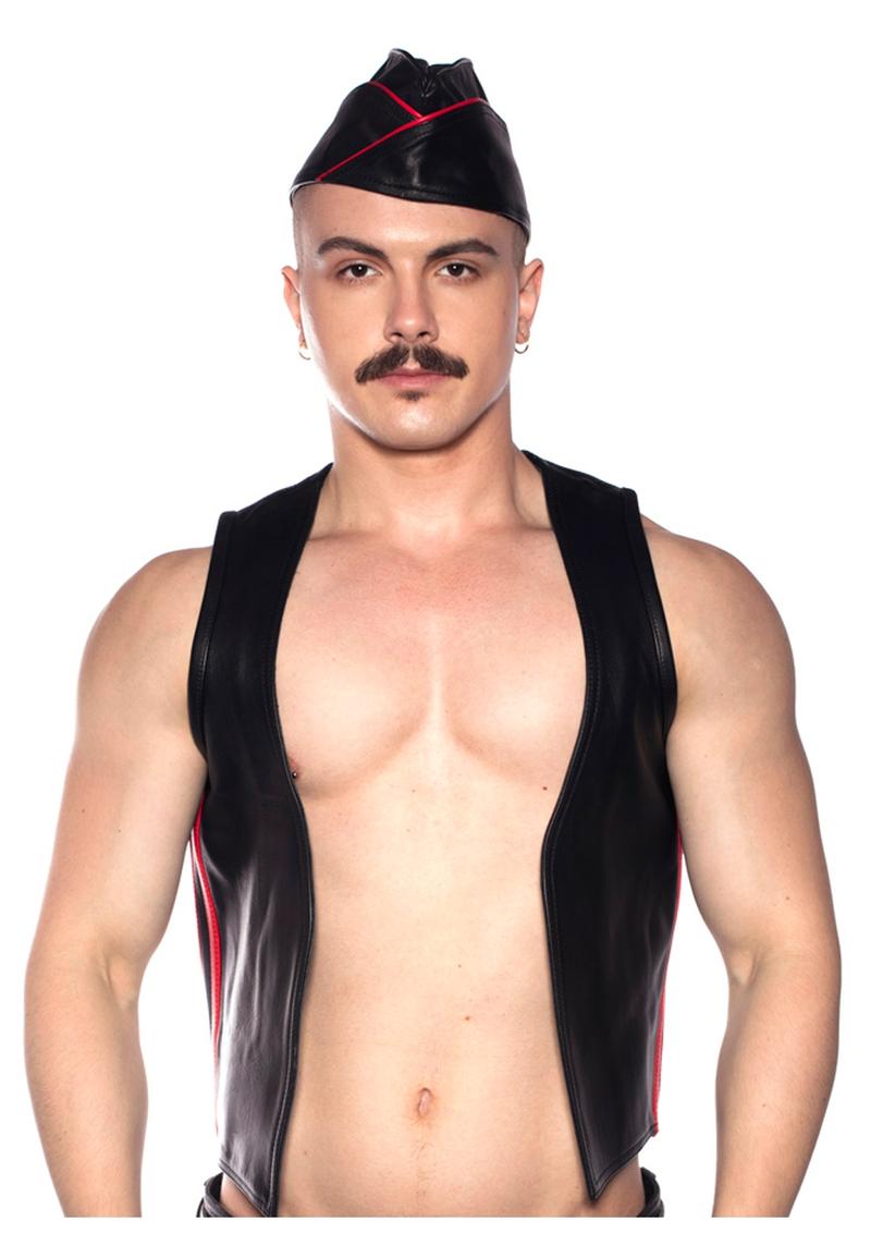 Load image into Gallery viewer, Prowler Red Waistcoat Stripe - Black/Red - XLarge
