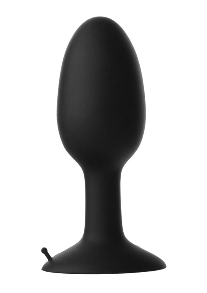 Load image into Gallery viewer, Prowler Weighted Butt Plug - Black - Medium
