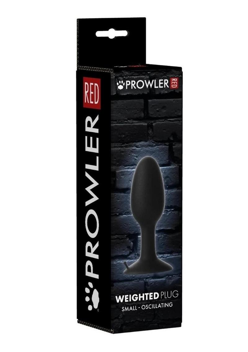 Load image into Gallery viewer, Prowler Weighted Butt Plug - Black - Small
