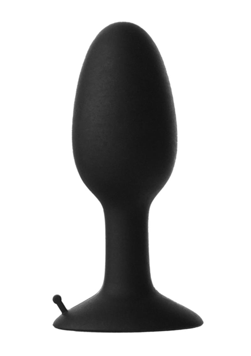 Load image into Gallery viewer, Prowler Weighted Butt Plug - Black - Small
