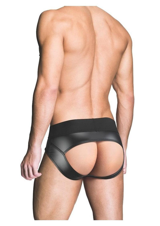 Prowler Red Wetlook Ass-Less Brief