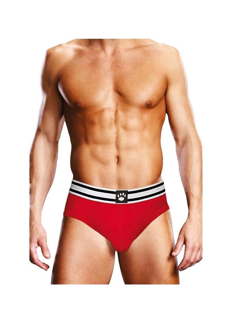 Load image into Gallery viewer, Prowler Red/White Brief - Red/White - Large
