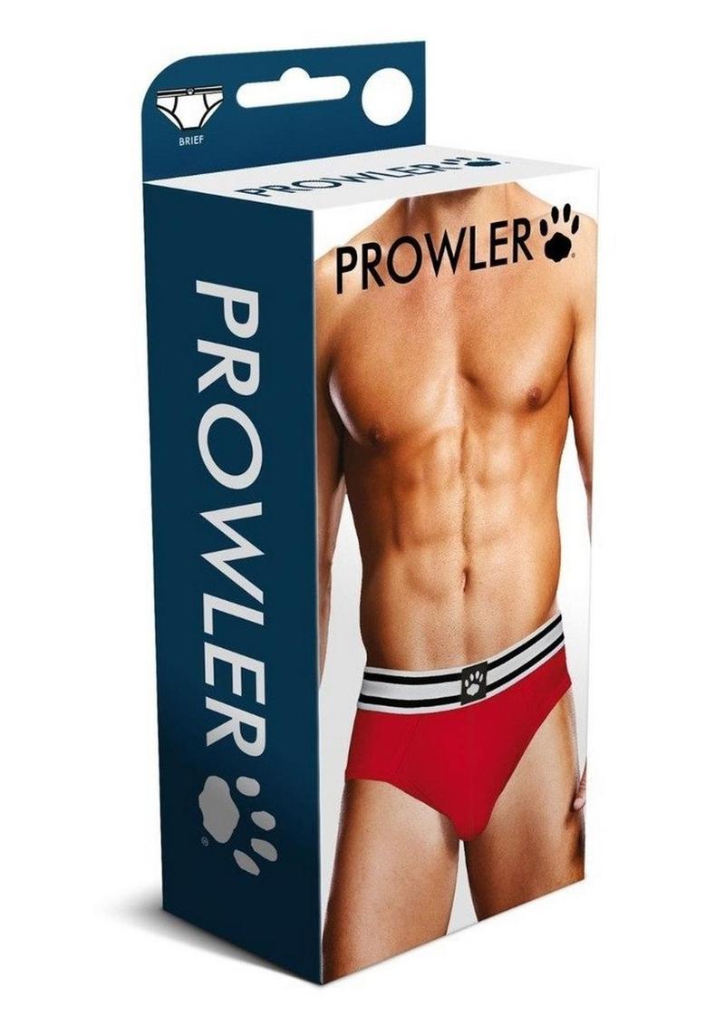 Load image into Gallery viewer, Prowler Red/White Brief - Red/White - Small
