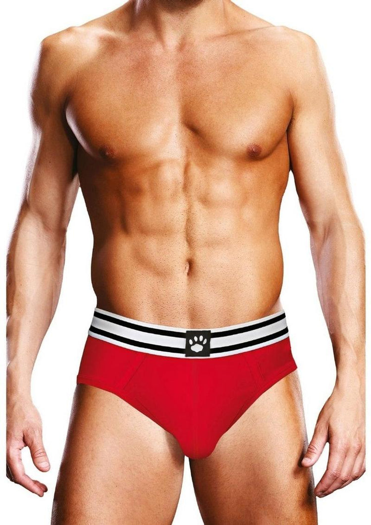 Prowler Red/White Open Brief - Red/White - Small