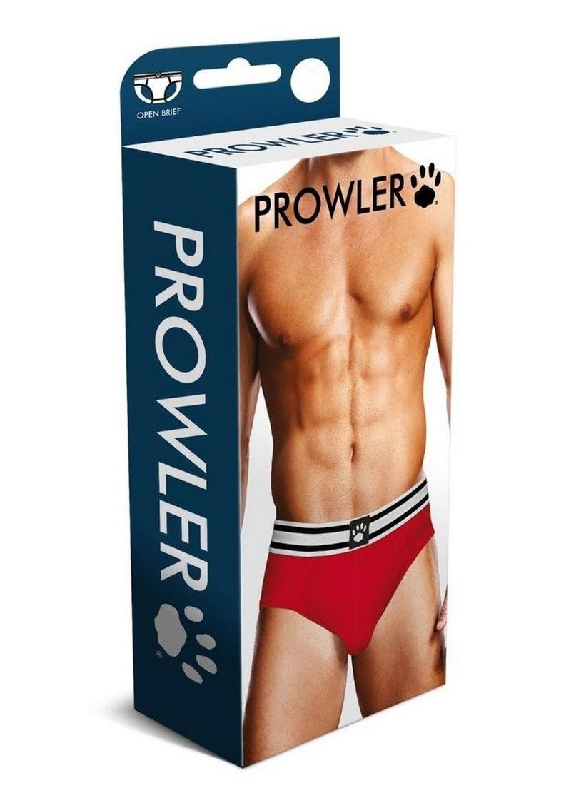 Load image into Gallery viewer, Prowler Red/White Open Brief - Red/White - Small
