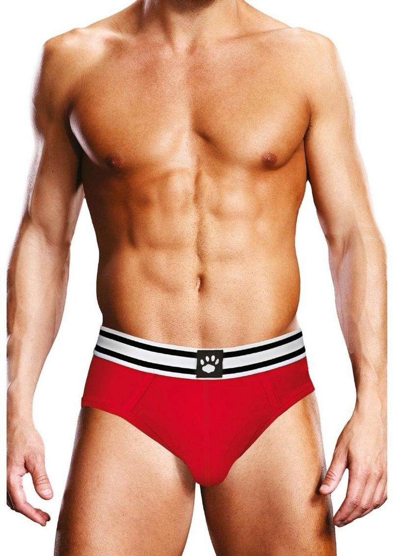 Load image into Gallery viewer, Prowler Red/White Open Brief - Red/White - XXLarge
