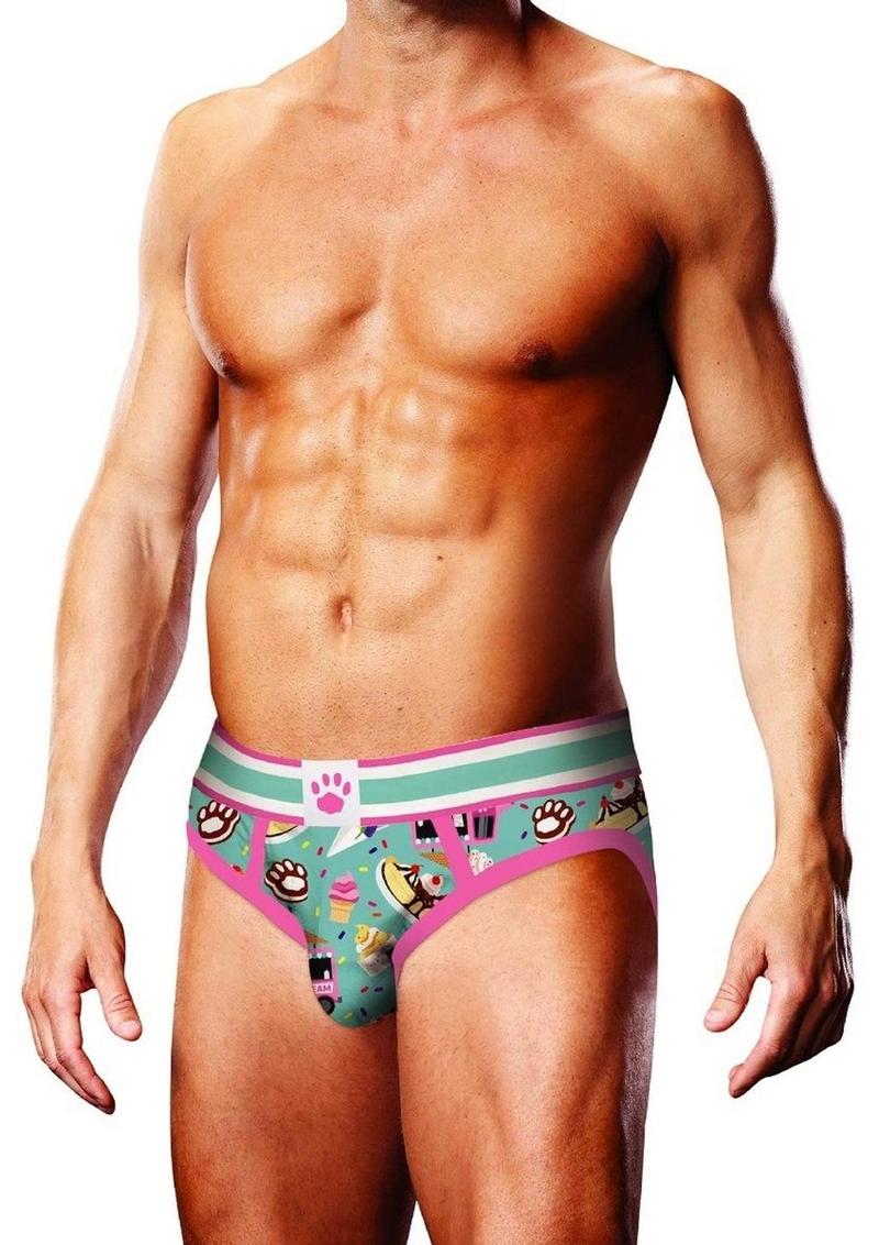 Load image into Gallery viewer, Prowler Sundae Brief - Blue/Pink - XLarge
