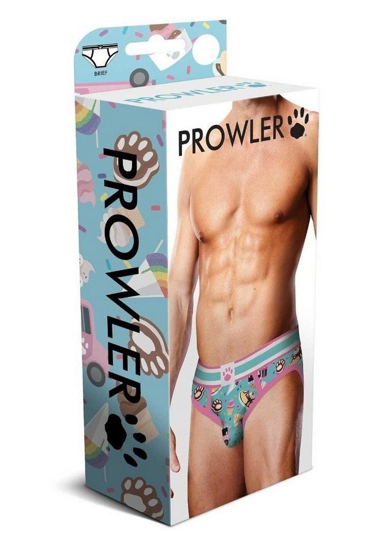 Load image into Gallery viewer, Prowler Sundae Brief - Blue/Pink - XSmall
