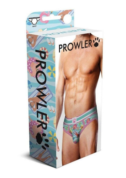 Prowler Swimming Brief - Blue/Multicolor - Small