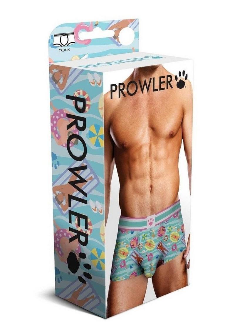 Load image into Gallery viewer, Prowler Swimming Trunk - Blue/Multicolor - XSmall
