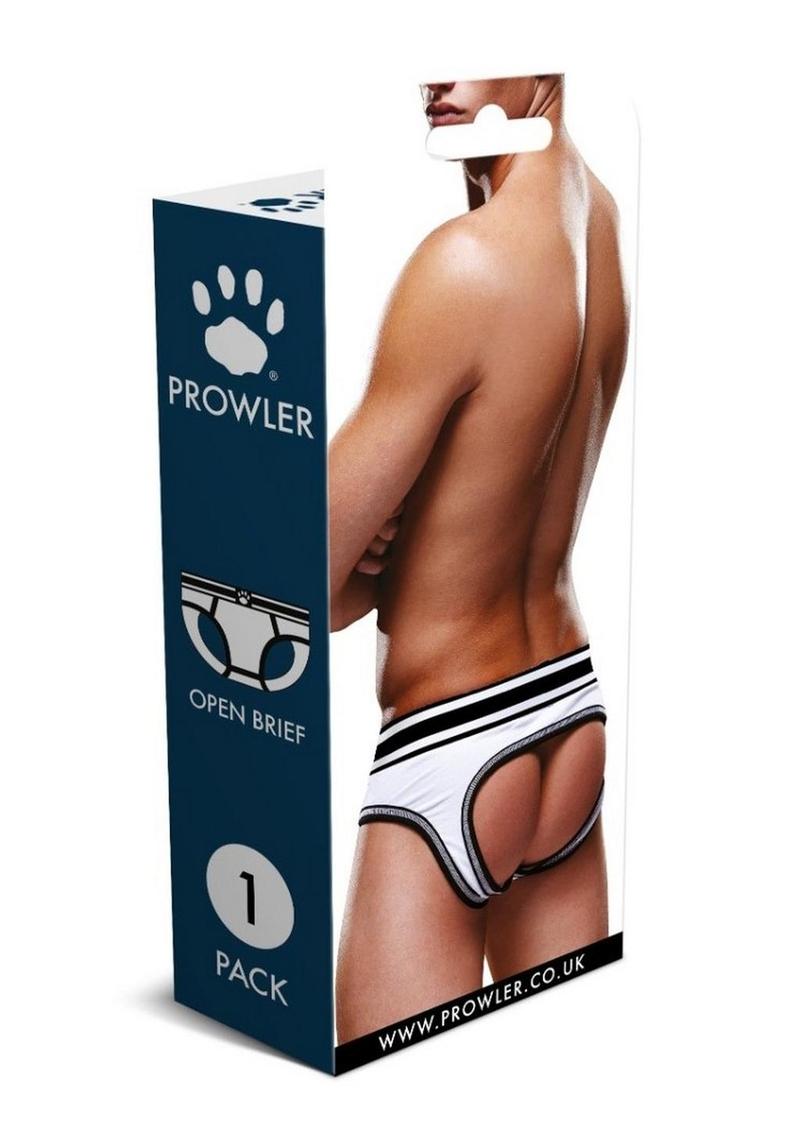 Load image into Gallery viewer, Prowler White/Black Open Brief
