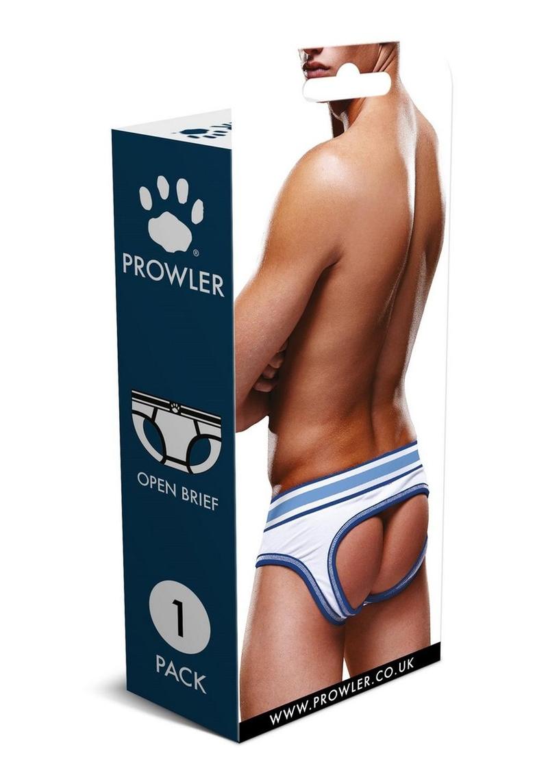 Load image into Gallery viewer, Prowler White/Blue Brief
